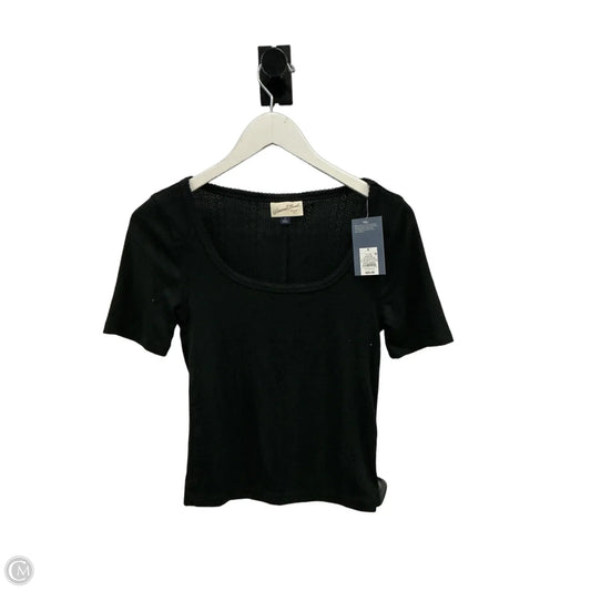 Top Short Sleeve By Universal Thread In Black, Size: S