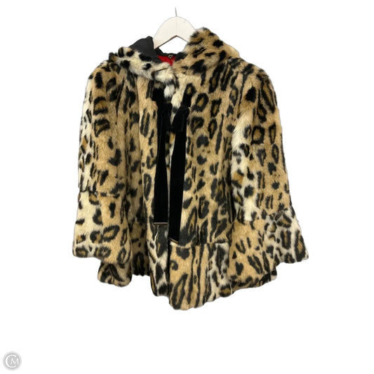 Coat Faux Fur & Sherpa By Target-designer In Animal Print, Size: M