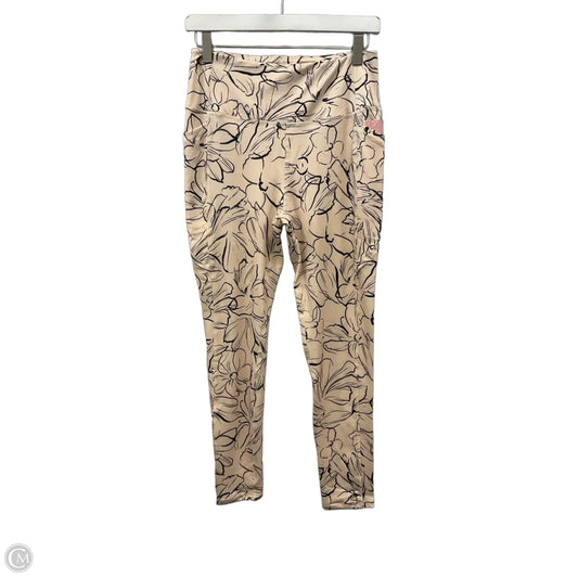 Athletic Leggings By Laundry In Cream, Size: L