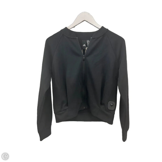 Athletic Jacket By Adidas In Black, Size: Xs