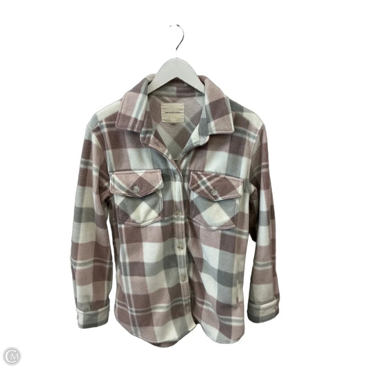 Jacket Shirt By Thread And Supply In Purple, Size: Xs