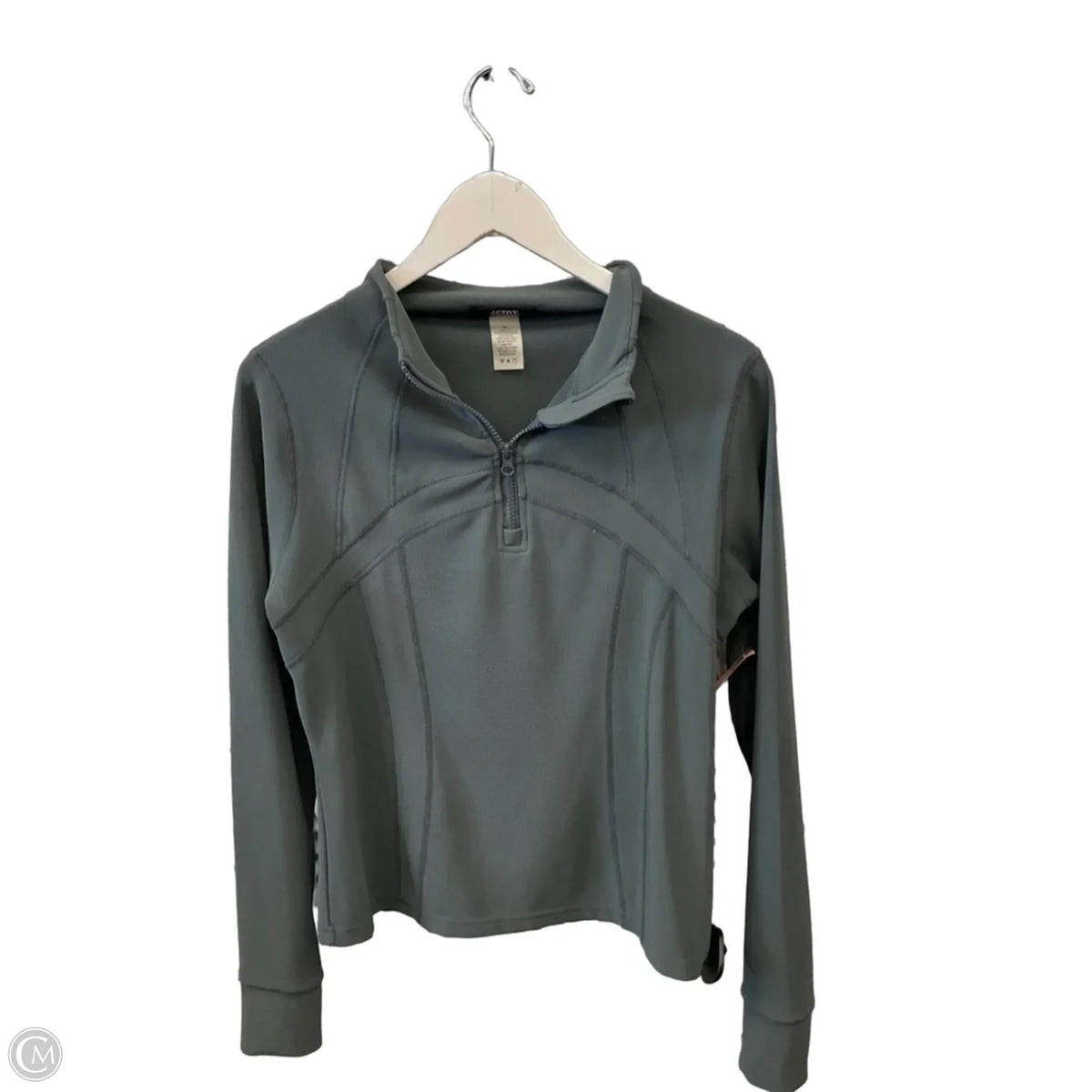 Athletic Jacket By Clothes Mentor In Grey, Size: M