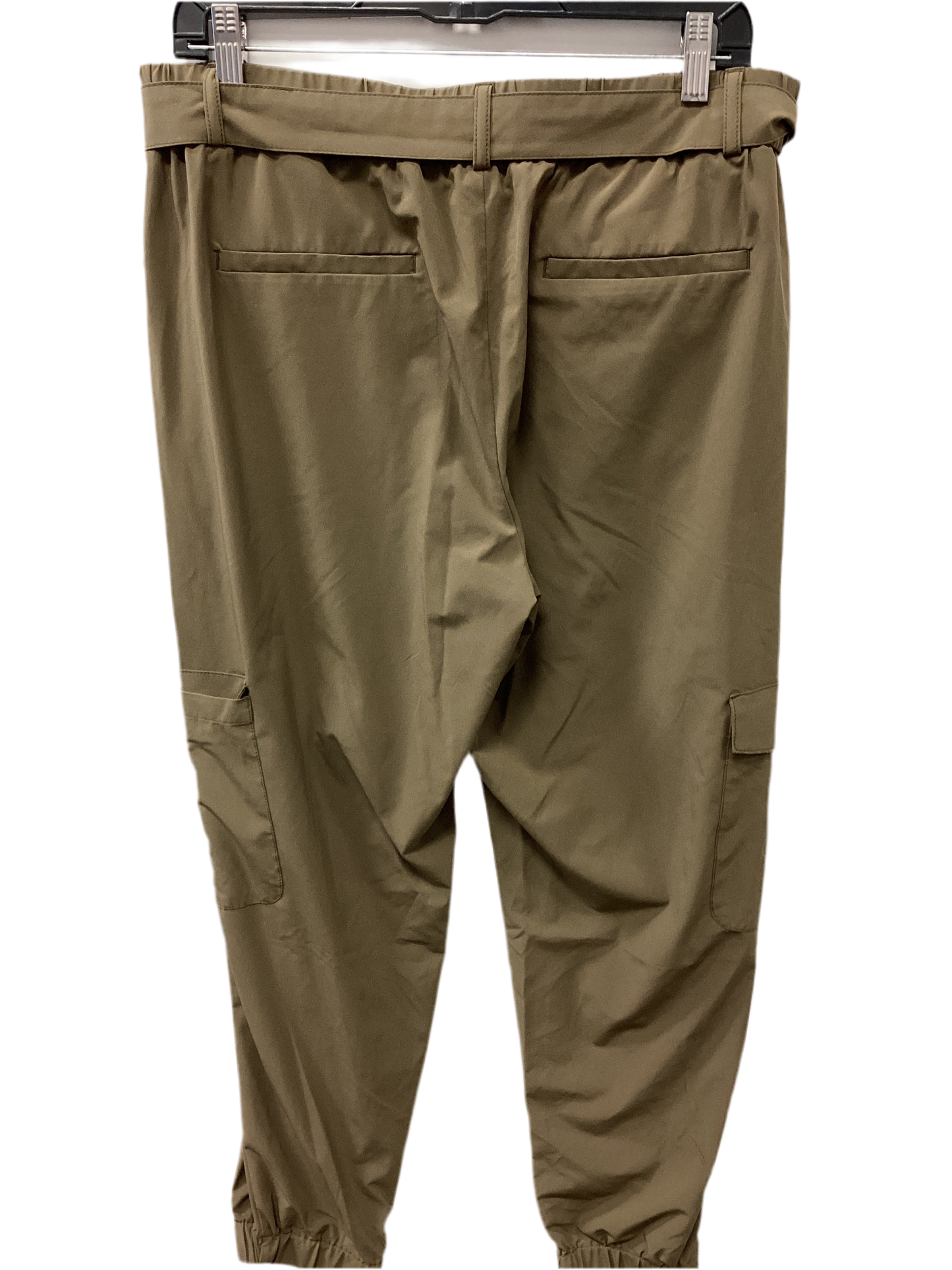 Pants Cropped By Banana Republic In Taupe, Size:L