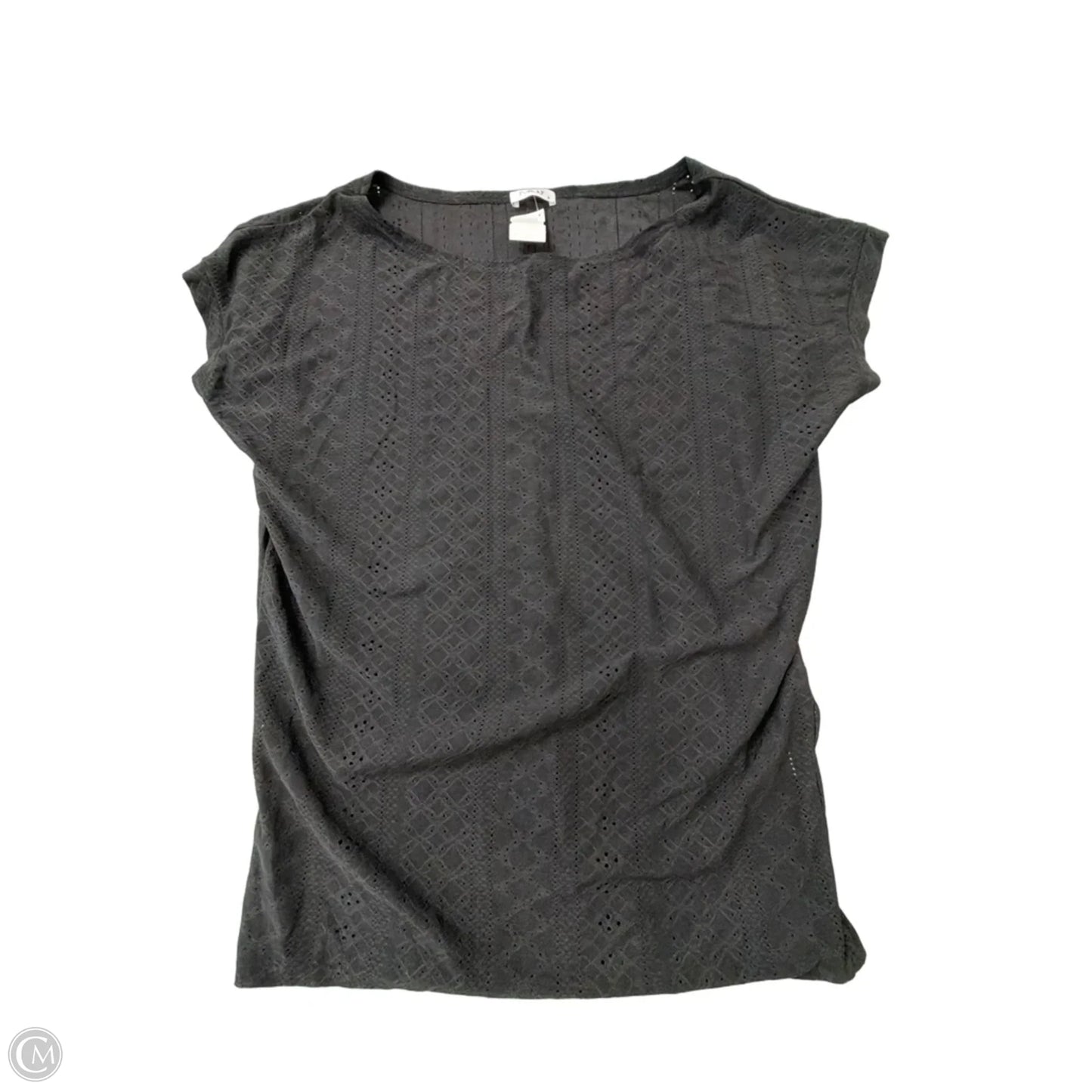 Top Short Sleeve By Poetsky In Black, Size: S