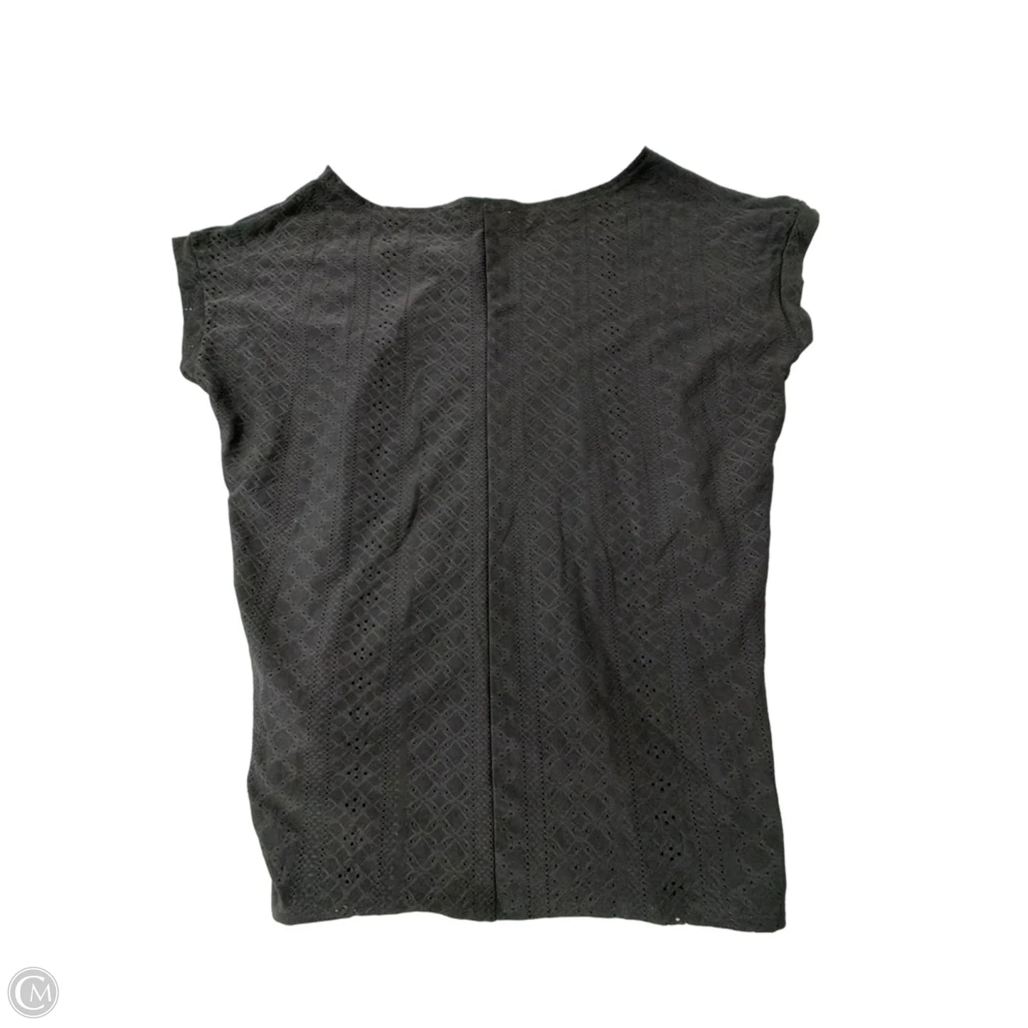 Top Short Sleeve By Poetsky In Black, Size: S