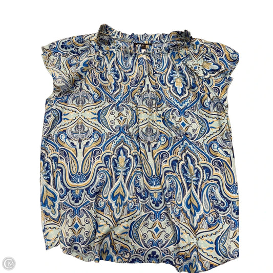 Top Short Sleeve By Lane Bryant In Blue, Size: 2x