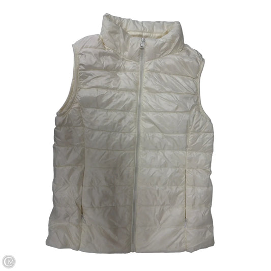 Vest Puffer & Quilted By 89th And Madison In Cream, Size: Xs