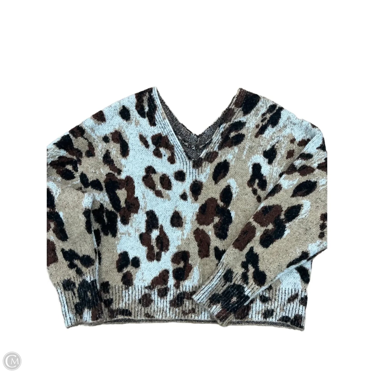 Sweater By Express In Animal Print, Size: M