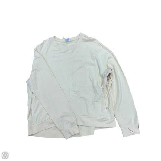 Athletic Top Long Sleeve Crewneck By All In Motion In Yellow, Size: 2x