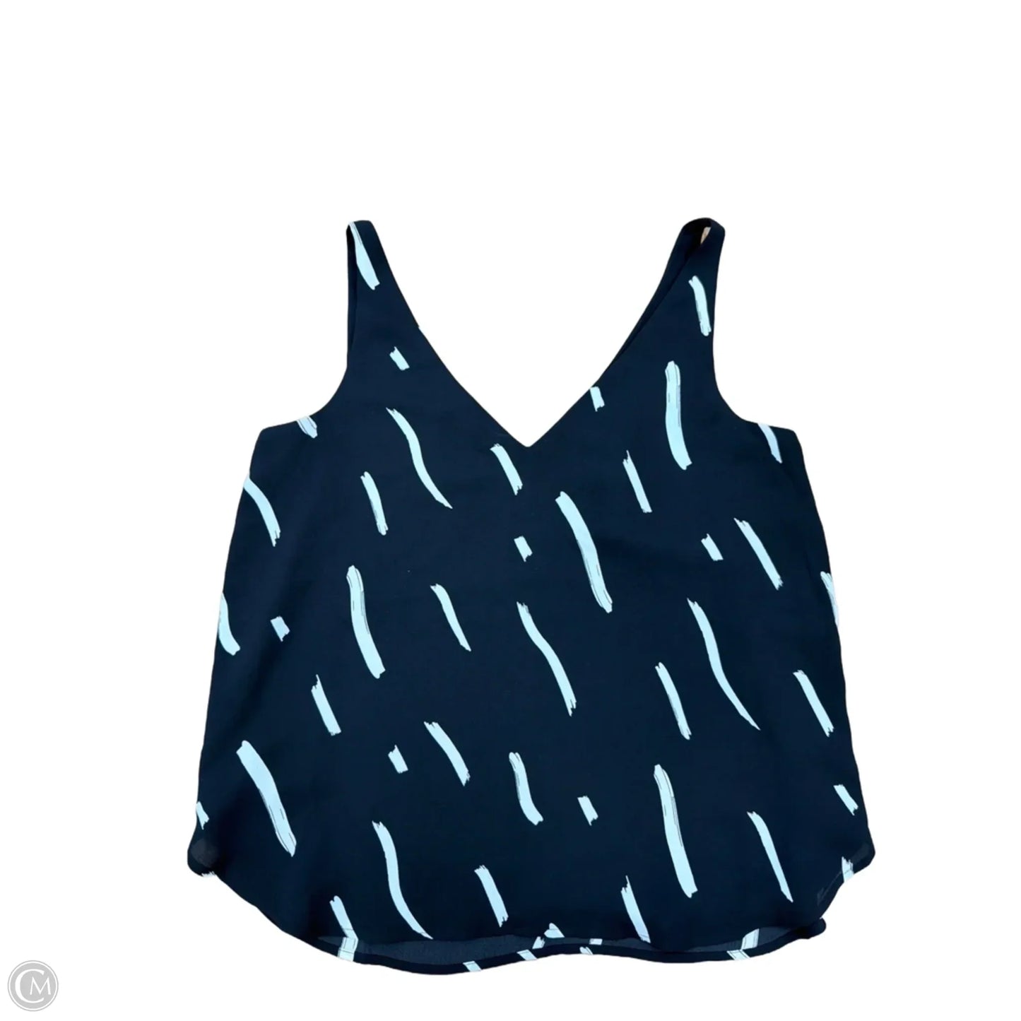 Tank Top By Loft In Black & White, Size: Xs