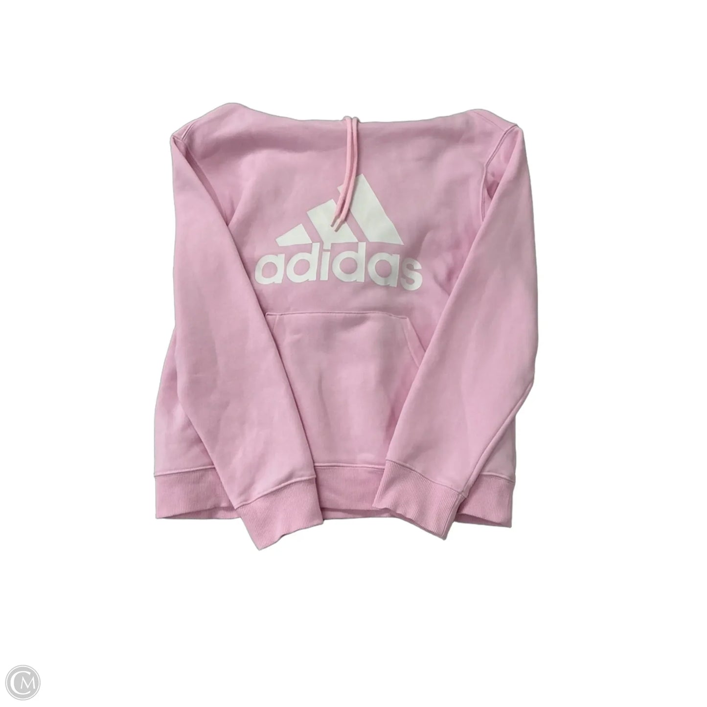 Sweatshirt Hoodie By Adidas In Pink, Size: M