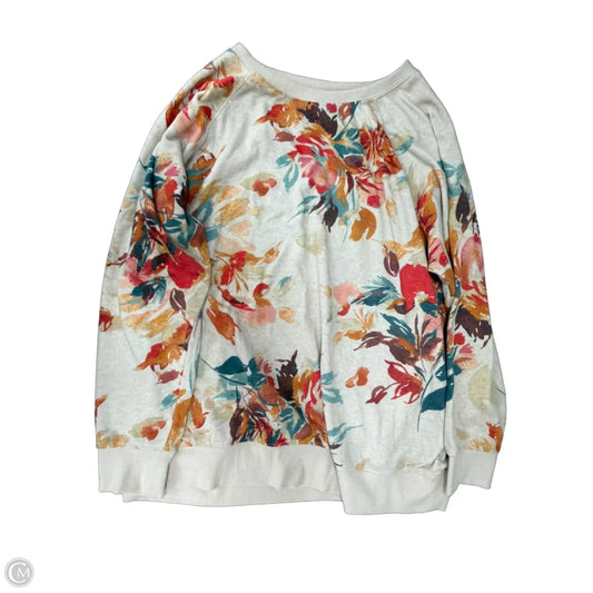 Top Long Sleeve By Torrid In Floral Print, Size: 1x