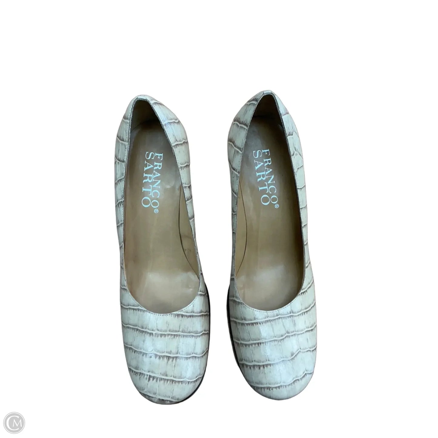 Shoes Heels Stiletto By Franco Sarto In Tan, Size: 7
