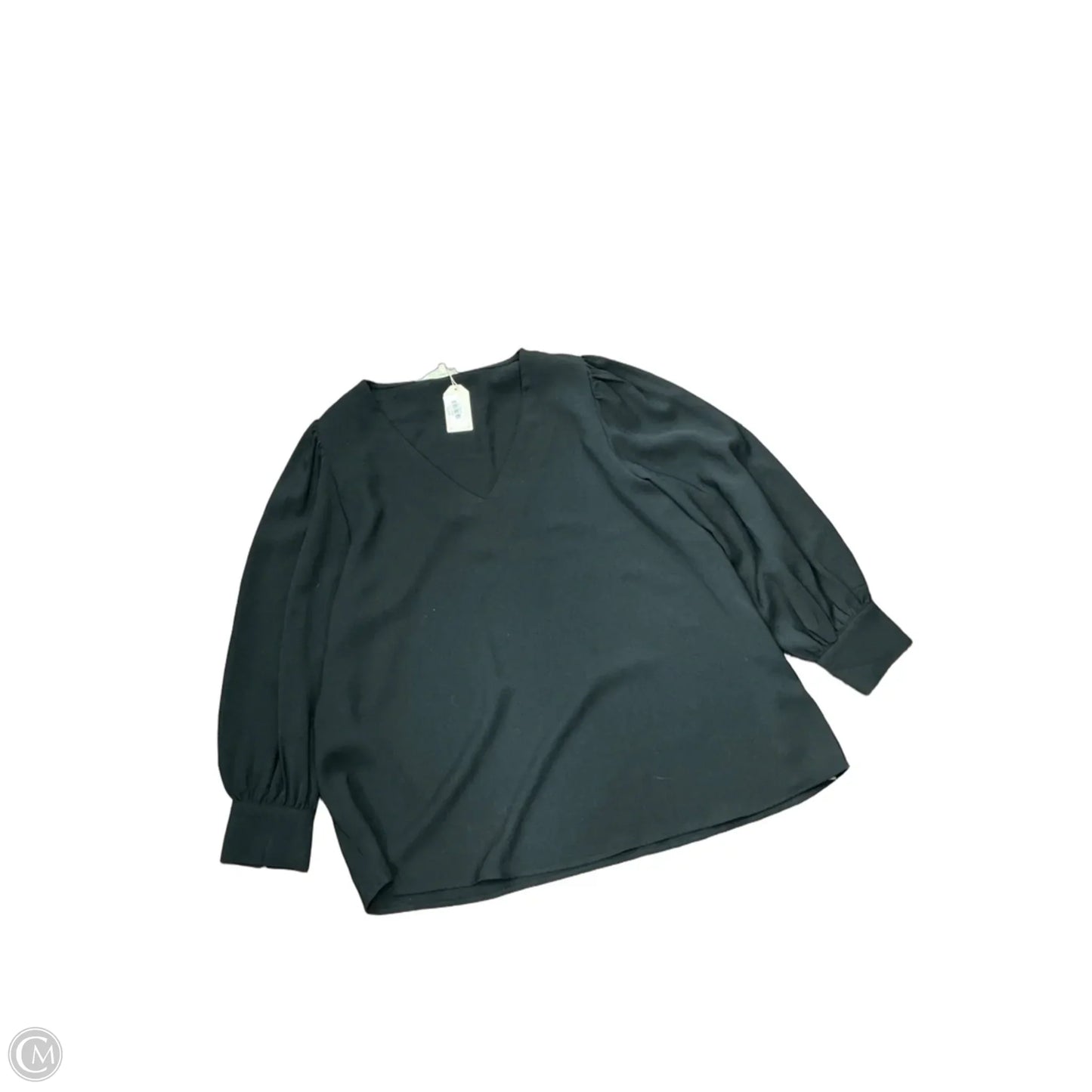 Top Long Sleeve By Jodifl In Black, Size: 1x