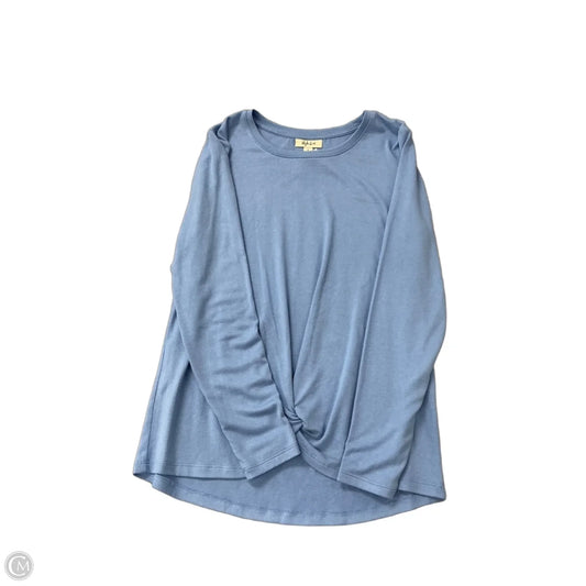 Top Long Sleeve By Style And Company In Blue, Size: S