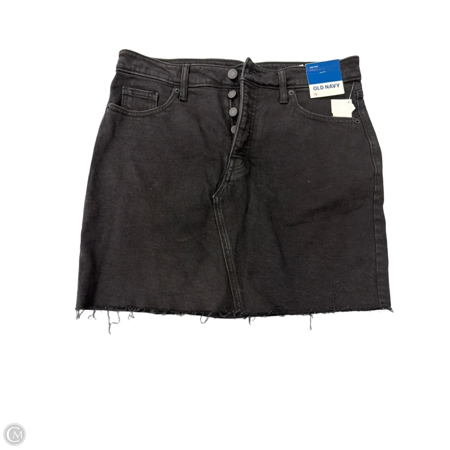 Skirt Mini & Short By Old Navy In Black Denim, Size: M