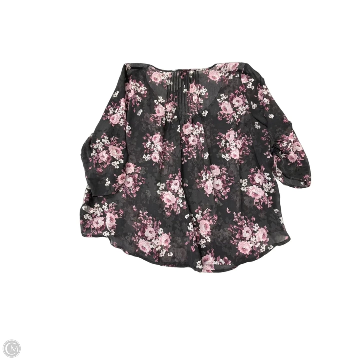 Top Long Sleeve By Torrid In Floral Print, Size: 2x