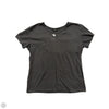 Top Short Sleeve Basic By Clothes Mentor In Grey, Size: Xl
