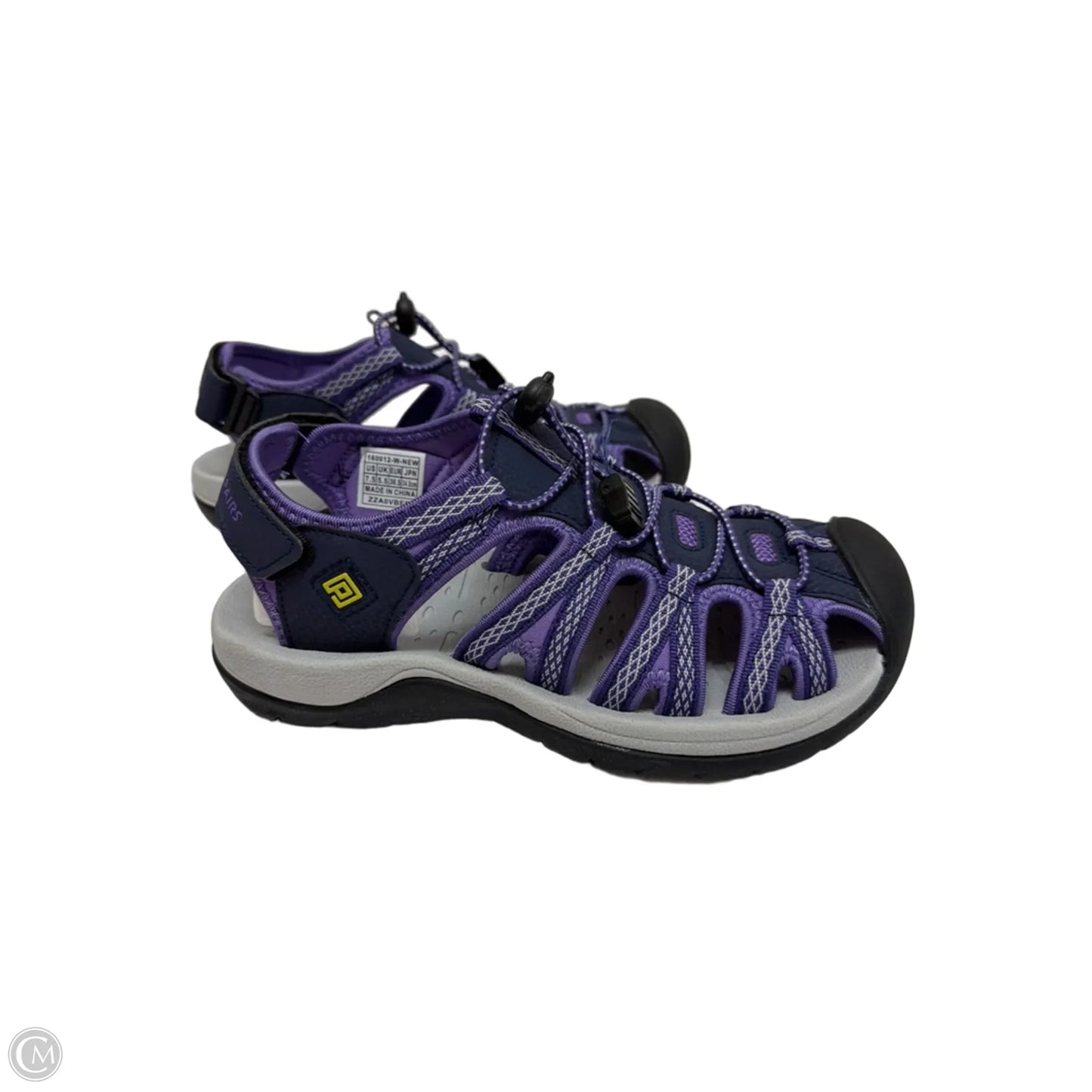 Sandals Flats By Dream Pairs In Blue & Purple, Size: 7.5
