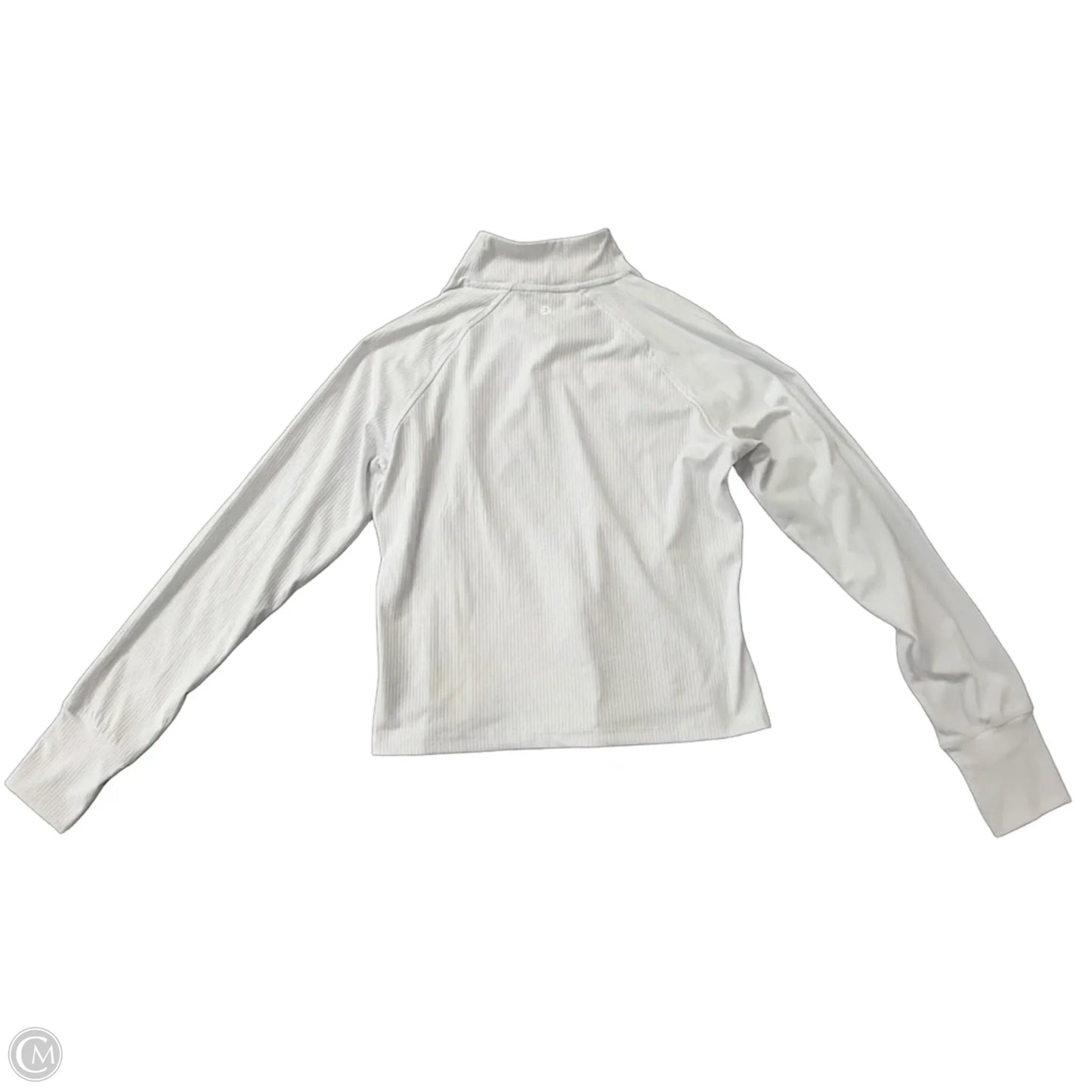 Athletic Jacket By Danskin In White, Size: S