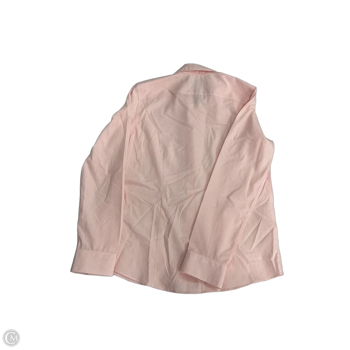Top Long Sleeve Basic By Lands End In Striped Pattern, Size: Xs