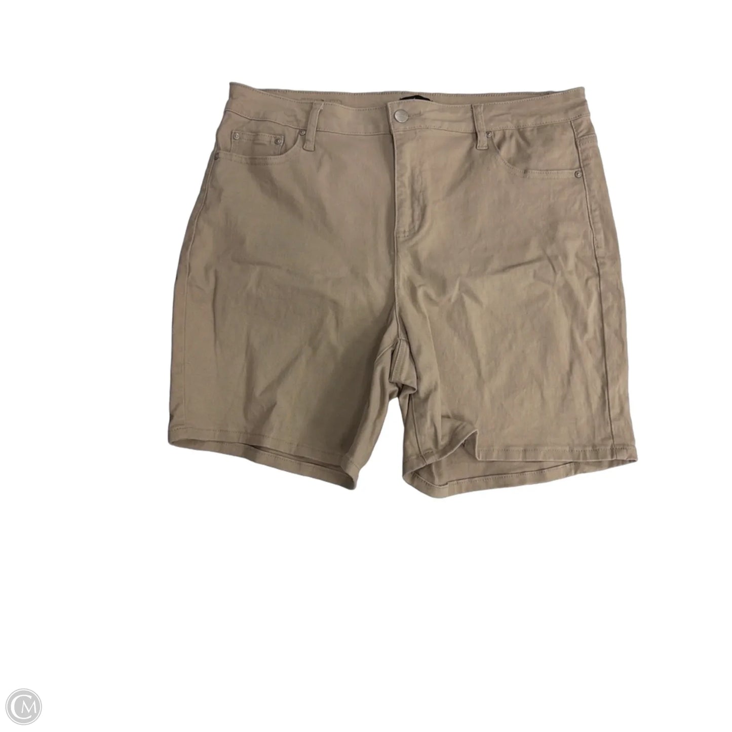 Shorts By Clothes Mentor In Tan, Size: 16