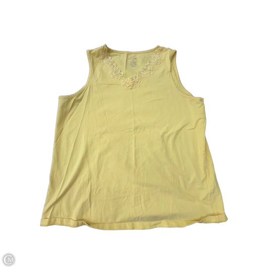 Tank Top By Cj Banks In Yellow, Size: 1x