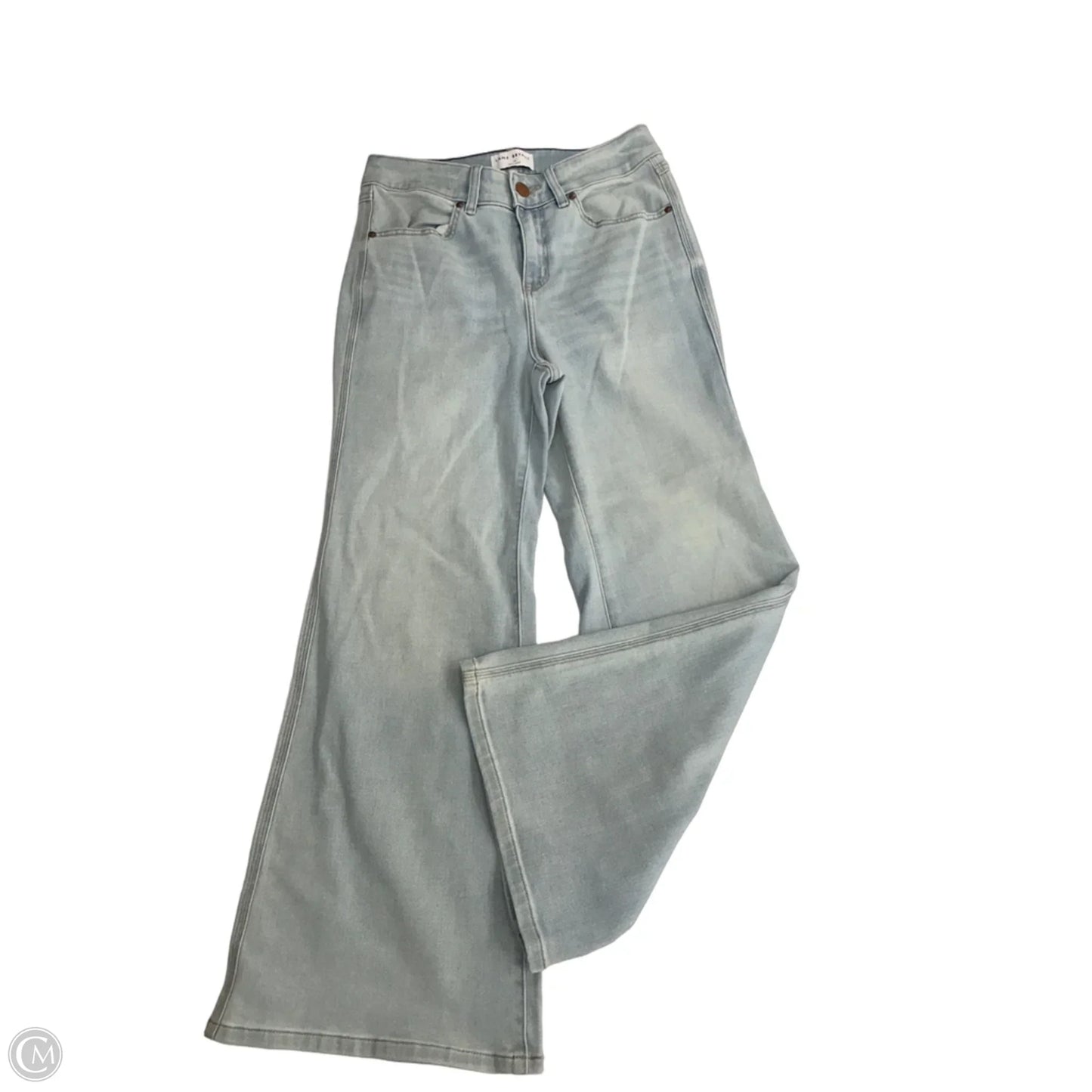 Jeans Wide Leg By Lane Bryant In Blue Denim, Size: 12p