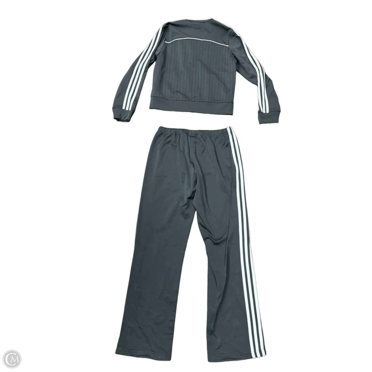 Athletic Pants 2pc By Adidas In Black & White, Size: M