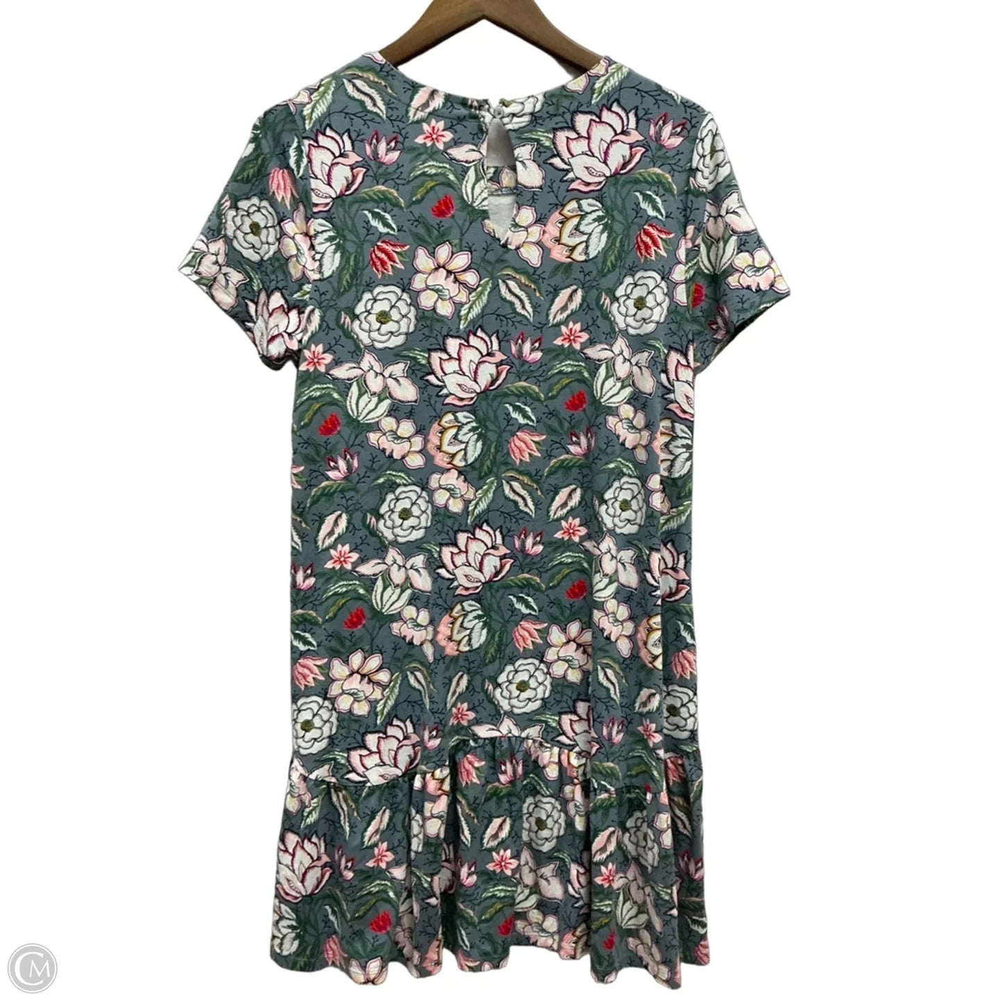 Dress Casual Midi By Loft In Floral Print, Size: M