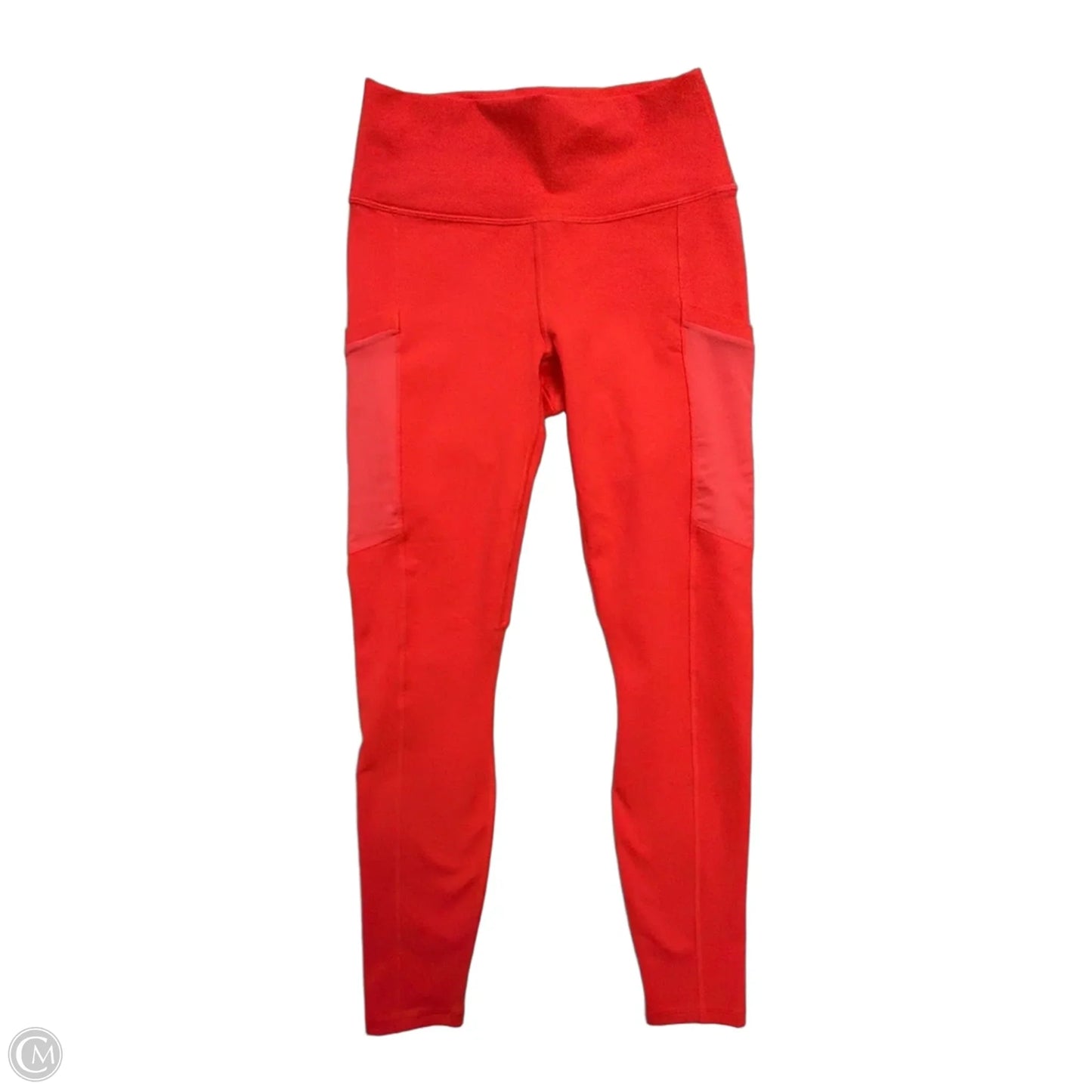 Athletic Leggings By Fabletics In Orange, Size: S