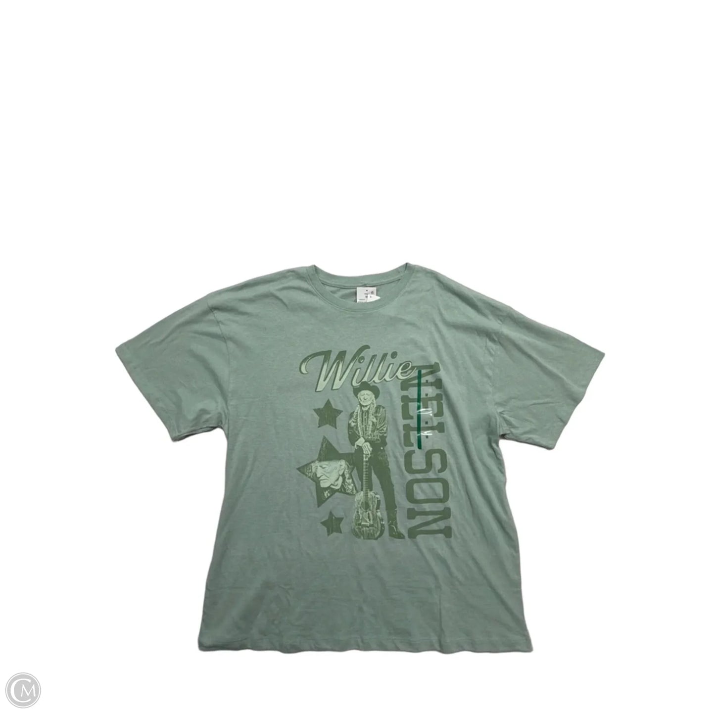 Top Short Sleeve Basic By Clothes Mentor In Green, Size: M