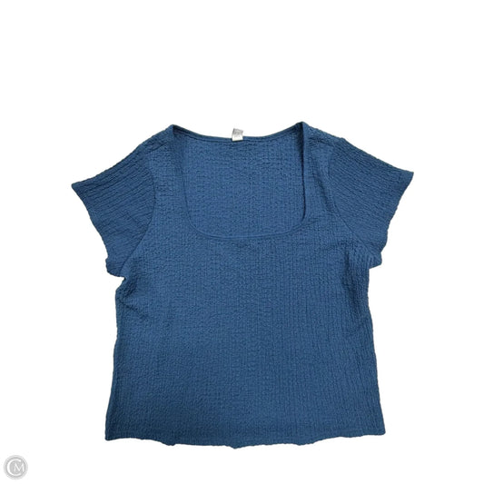 Top Short Sleeve By Old Navy In Blue, Size: 2x