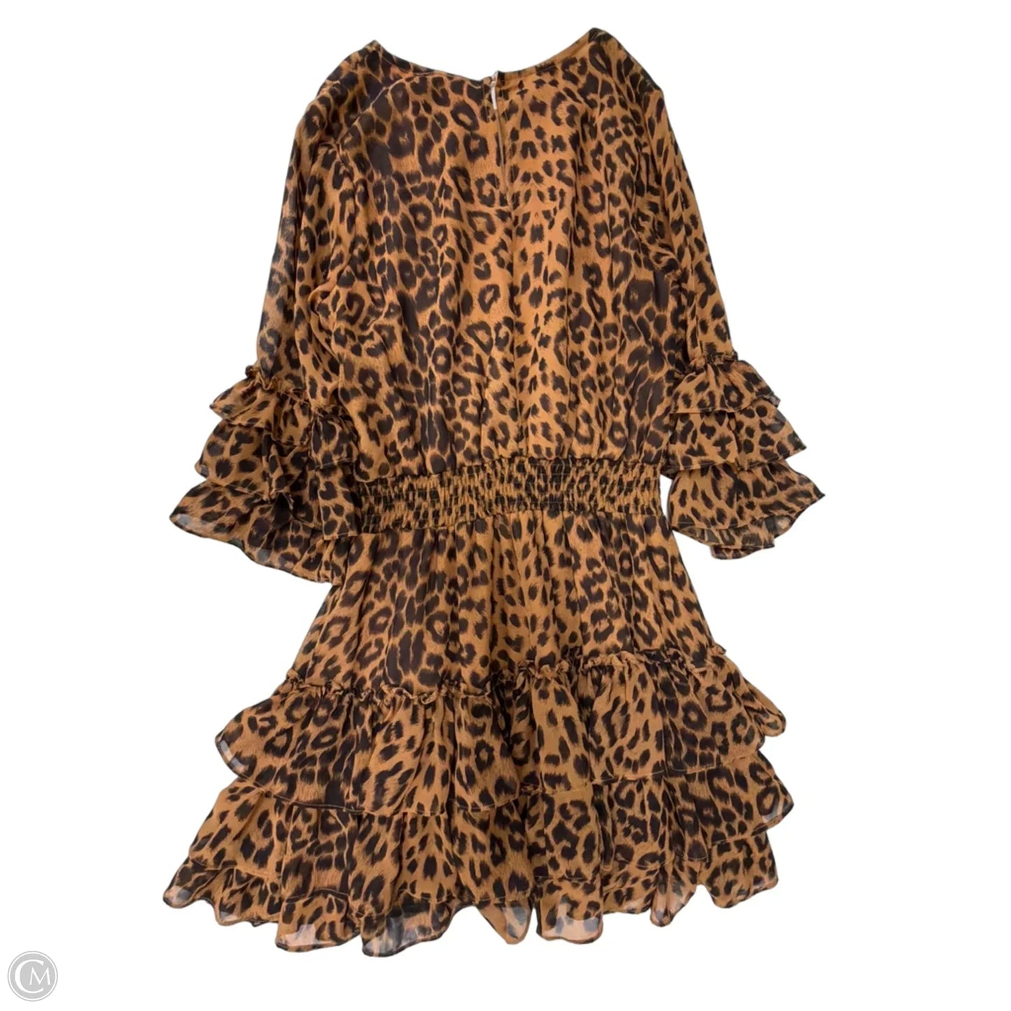 Dress Casual Midi By Fate In Animal Print, Size: S