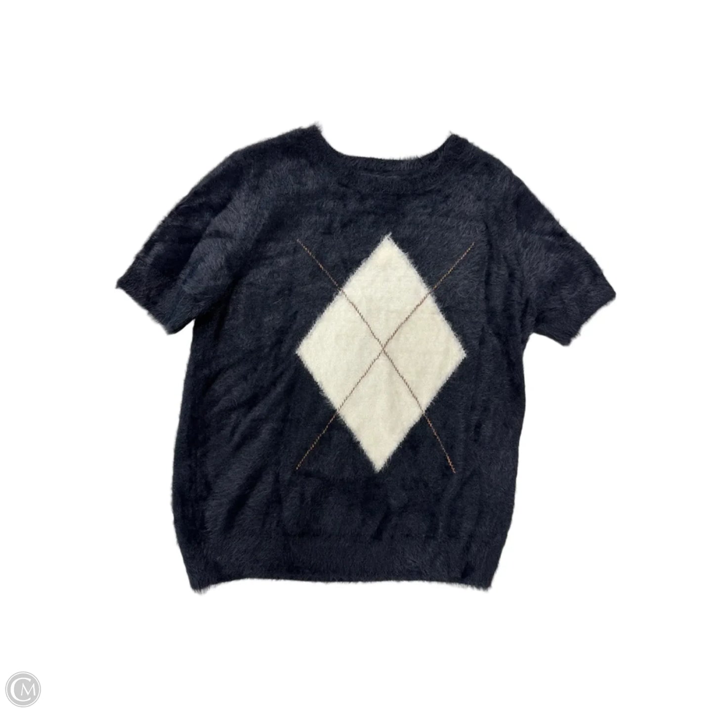 Sweater Short Sleeve By Tommy Hilfiger In Navy, Size: S