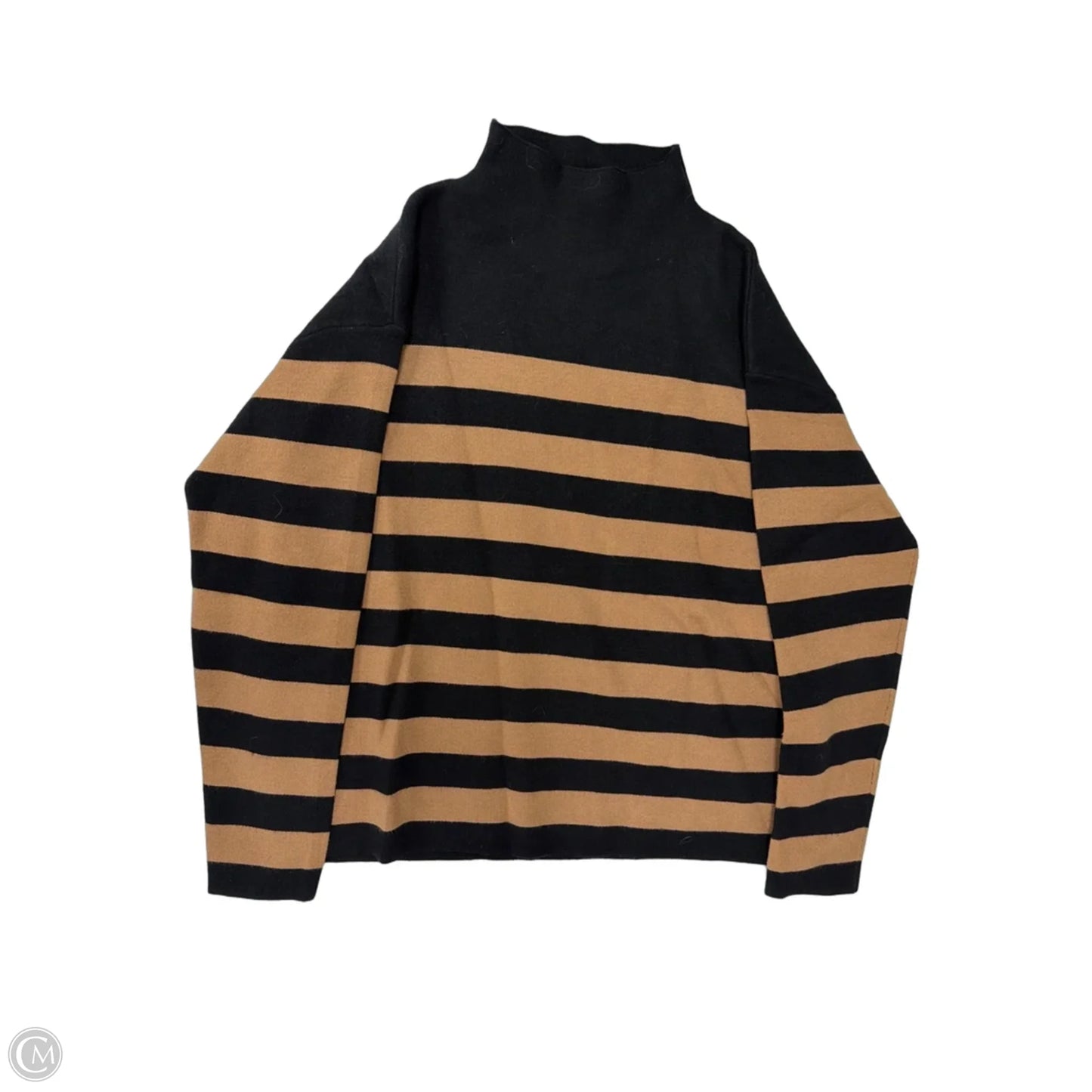 Sweater By Nicole Miller In Striped Pattern, Size: M
