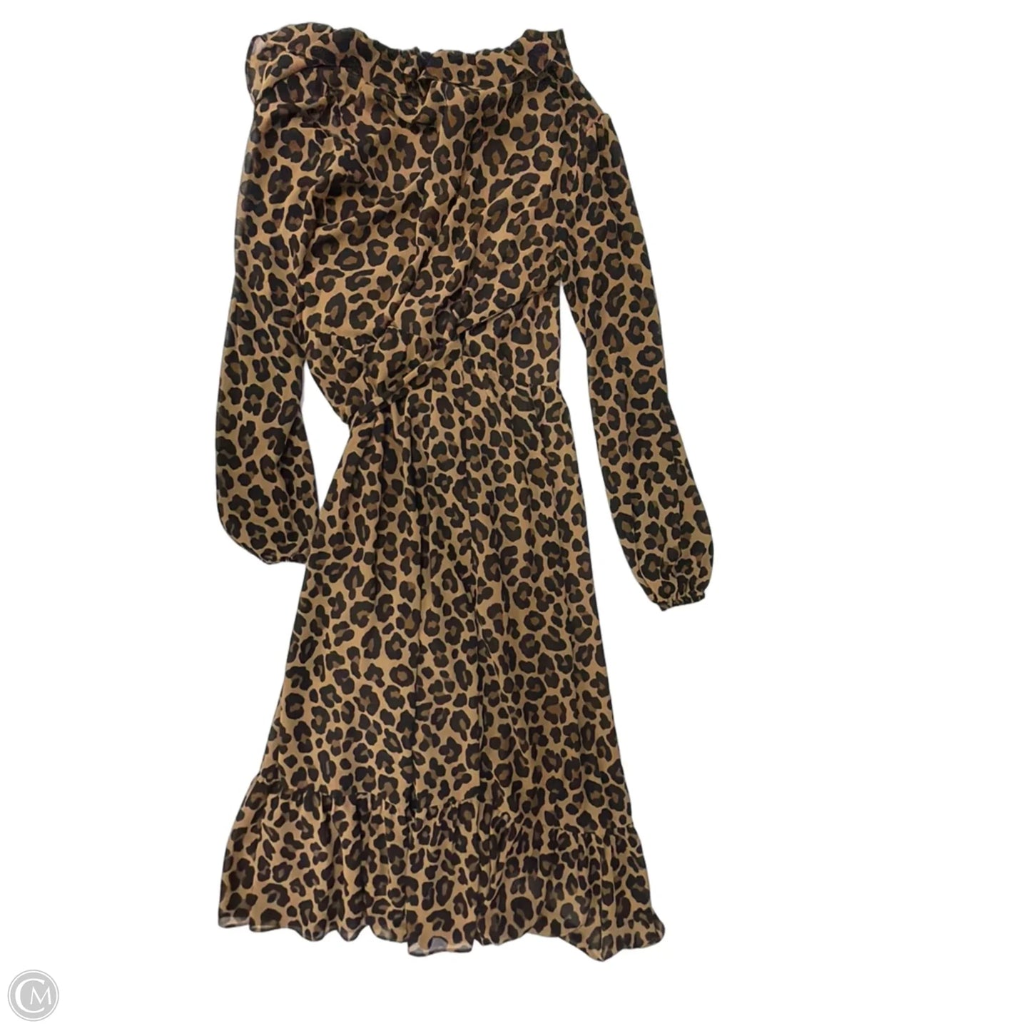Dress Designer By Michael Kors In Animal Print, Size: S