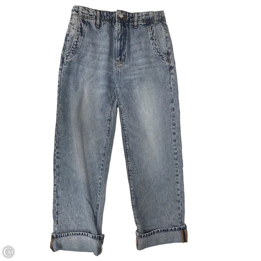 Jeans Straight By Pilcro In Blue Denim, Size: 4