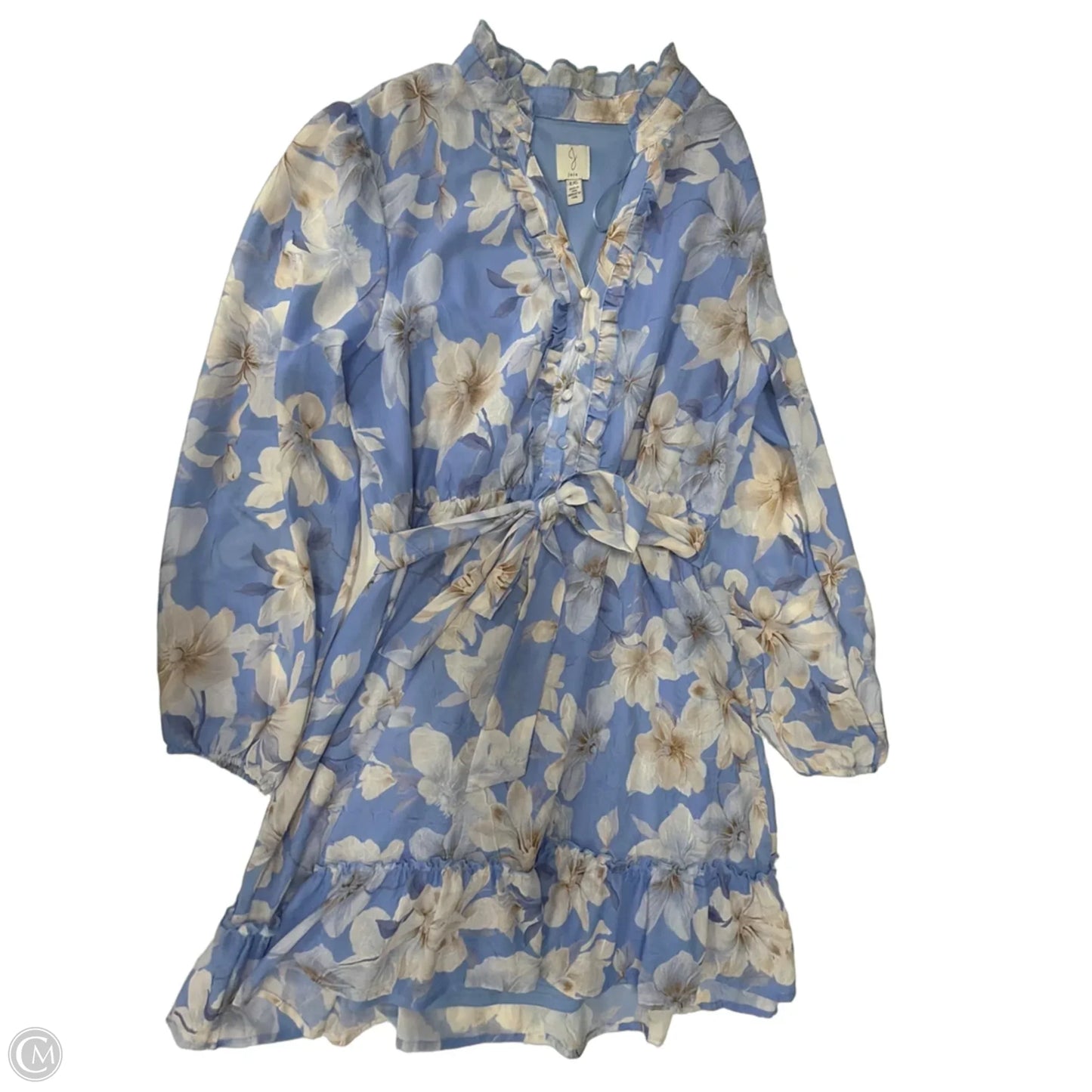 Dress Casual Midi By Joie In Floral Print, Size: L