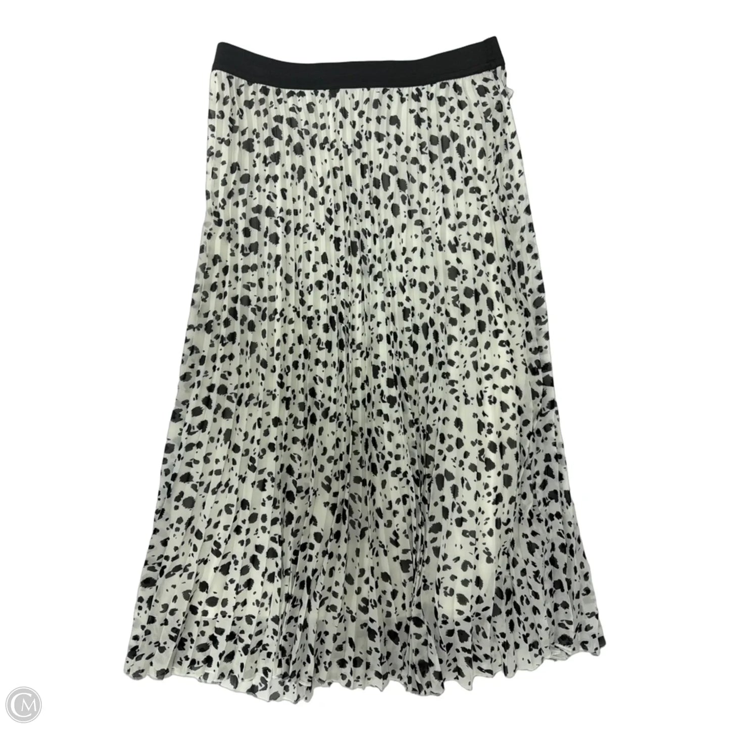 Skirt Maxi By Wdny In Black & White, Size: M