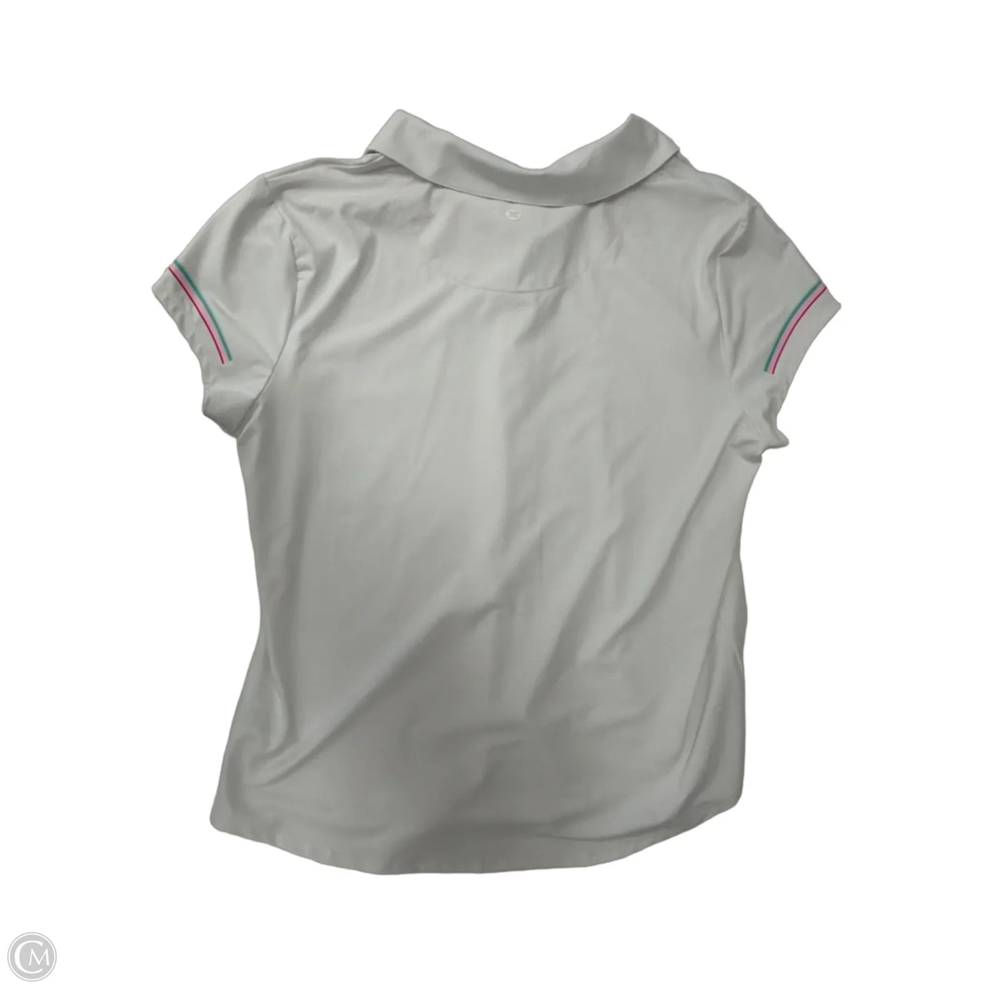 Athletic Top Short Sleeve By Rbx In White, Size: L