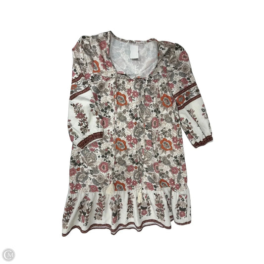Dress Casual Midi By Clothes Mentor In Multi-colored, Size: S