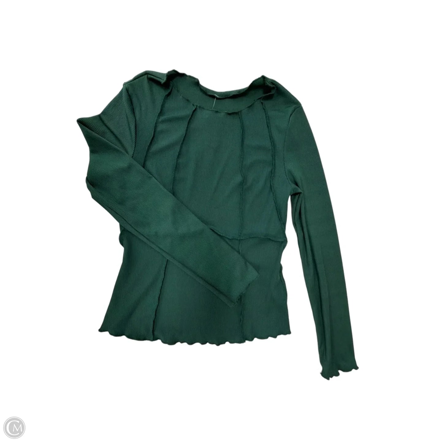 Top Long Sleeve By Clothes Mentor In Green, Size: M