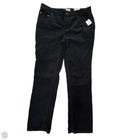 Pants Corduroy By St Johns Bay In Black, Size: 14