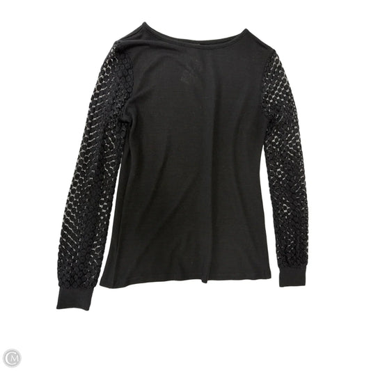 Top Long Sleeve By Shein In Black, Size: Xs