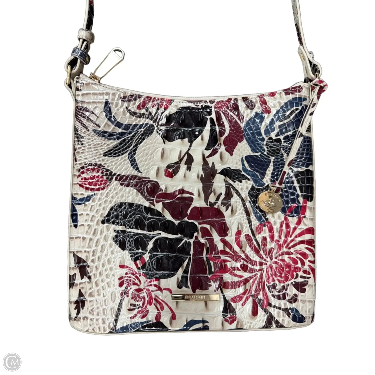 Crossbody Designer By Brahmin, Size: Large
