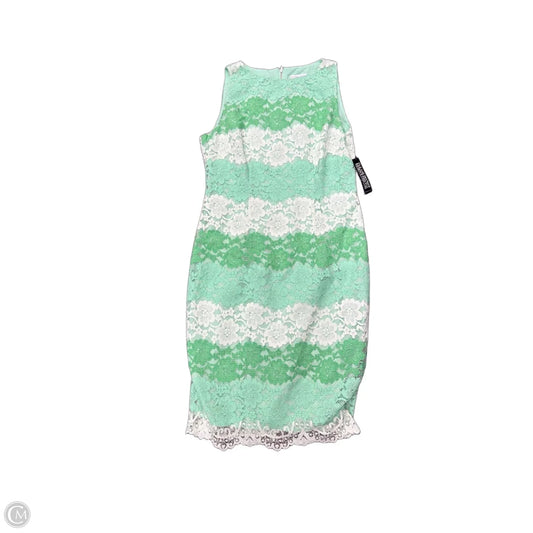 Dress Party Midi By New York And Co In Green, Size: Xl