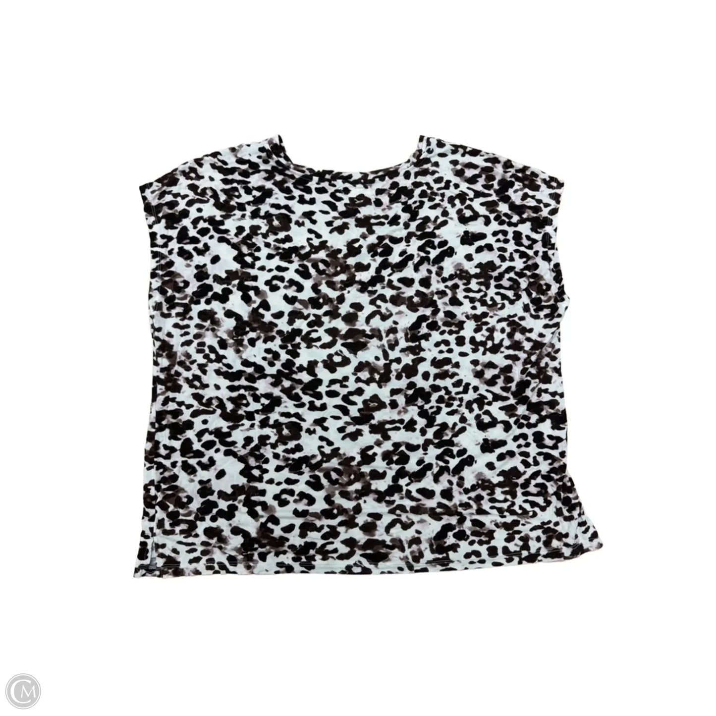 Top Short Sleeve Basic By Maurices In Brown, Size: 1x