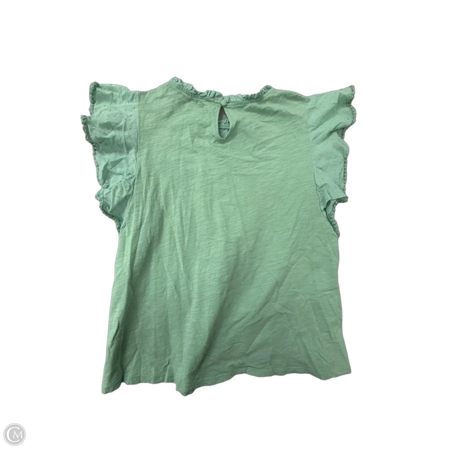 Top Short Sleeve By Hailey & Co In Green, Size: L