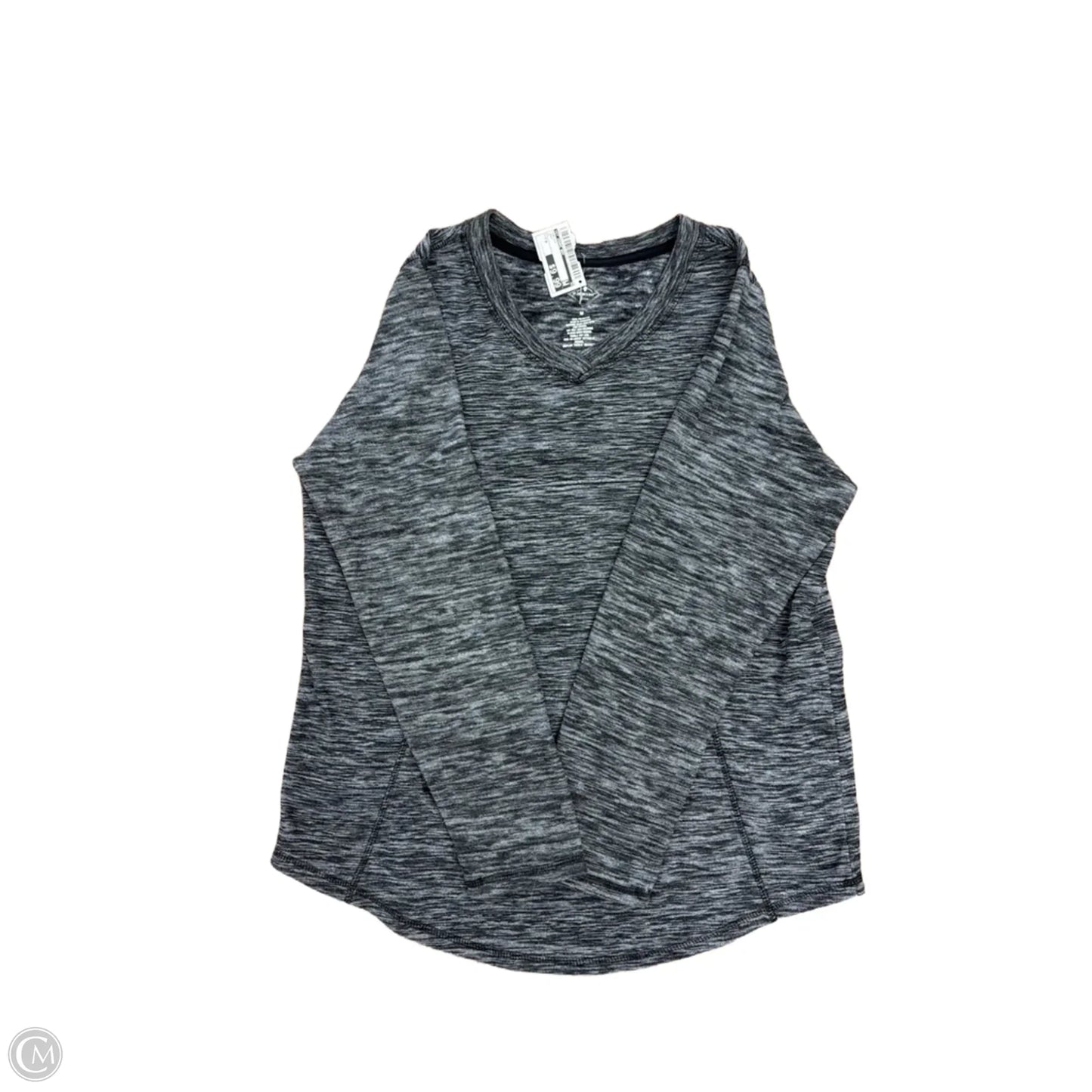 Top Long Sleeve By St Johns Bay In Grey, Size: M